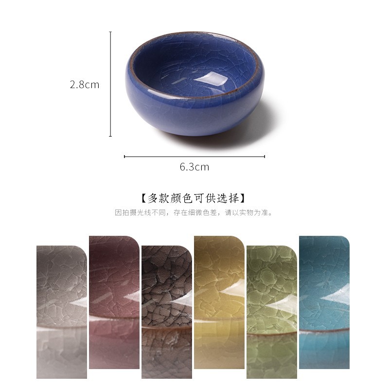 Ink Plate Ink Stone Four Treasures Small Dish Water Bowl Ink Stone Small Brush Wash Brush Ice Crack Dish Ceramic Ink Pool Wash Pen Small Bowl details Picture