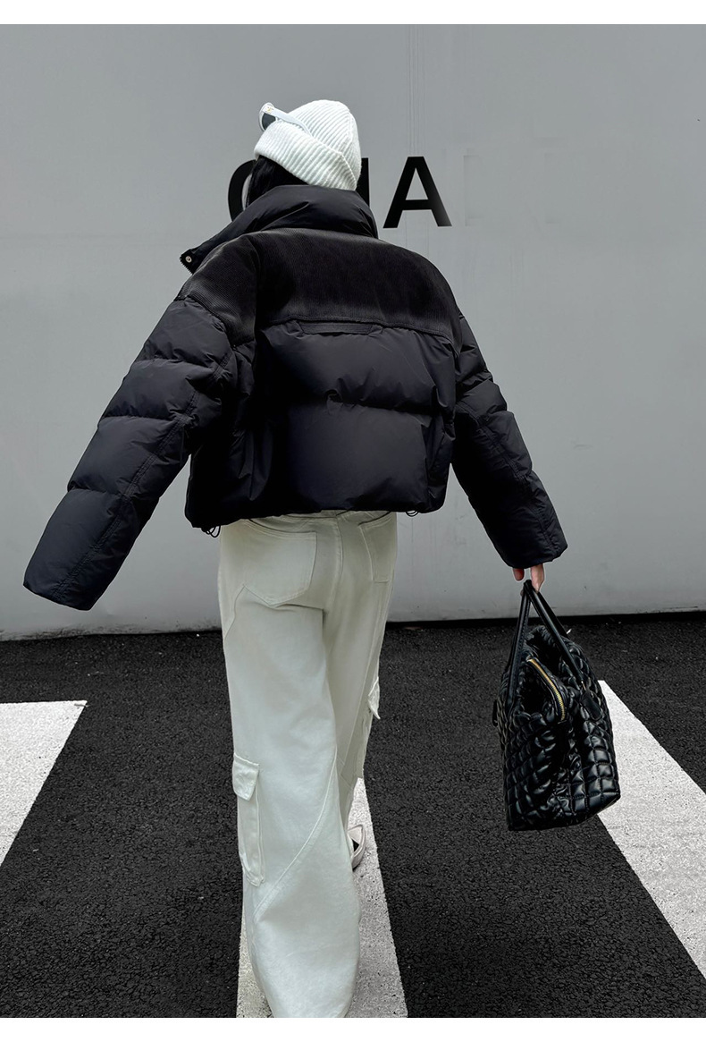 羽绒服女冬季女装外套女士90绒白鸭绒女款高端嘉兴平湖羽绒服工厂详情8
