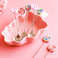 304不锈钢餐具ins创意冰淇淋勺子家居彩色可爱甜品勺水果叉批发图