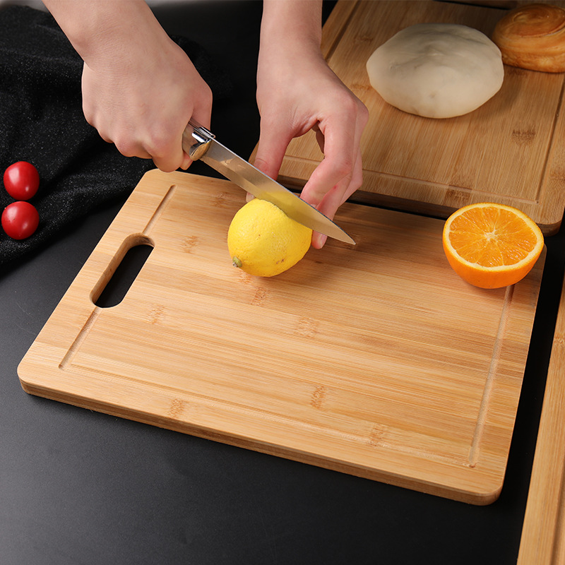 Bamboo Wood Cutting Board Wooden Cutting Board Solid Wood Domestic Bamboo Cutting Board Sticky Board Fruit Cutting Board With Sink Application Scenario