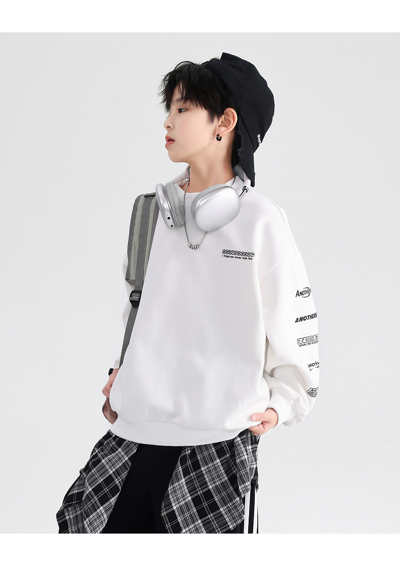 男童春装时尚运动休闲卫衣2026新款中大童服装儿童装秋冬宽松上衣详情17