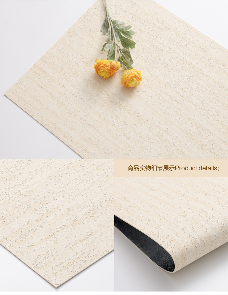 3D立体自粘软瓷仿岩石墙贴防撞软包自贴墙纸防水防潮柔性洞石软材详情34