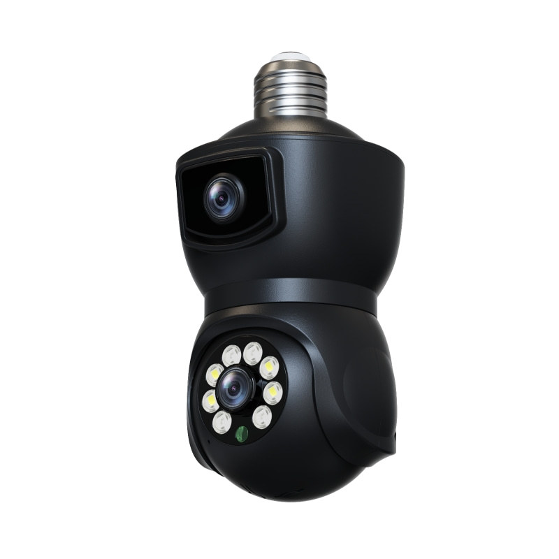 E9 Light Bulb Dual Lens Monitoring Wifi Camera Smart Camera Full Color 360-Degree Remote Lamp Monitoring Application Scenario