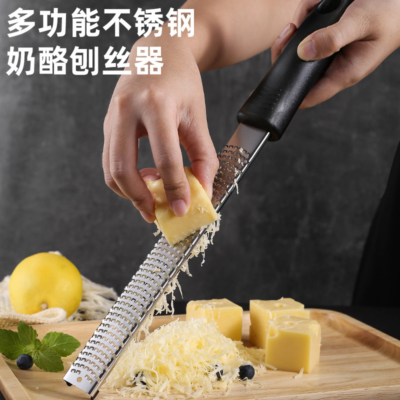 Stainless steel cheese grater, multi-functional grater, cheese grater, chocolate lemon grater, wholesale of kitchen small tools