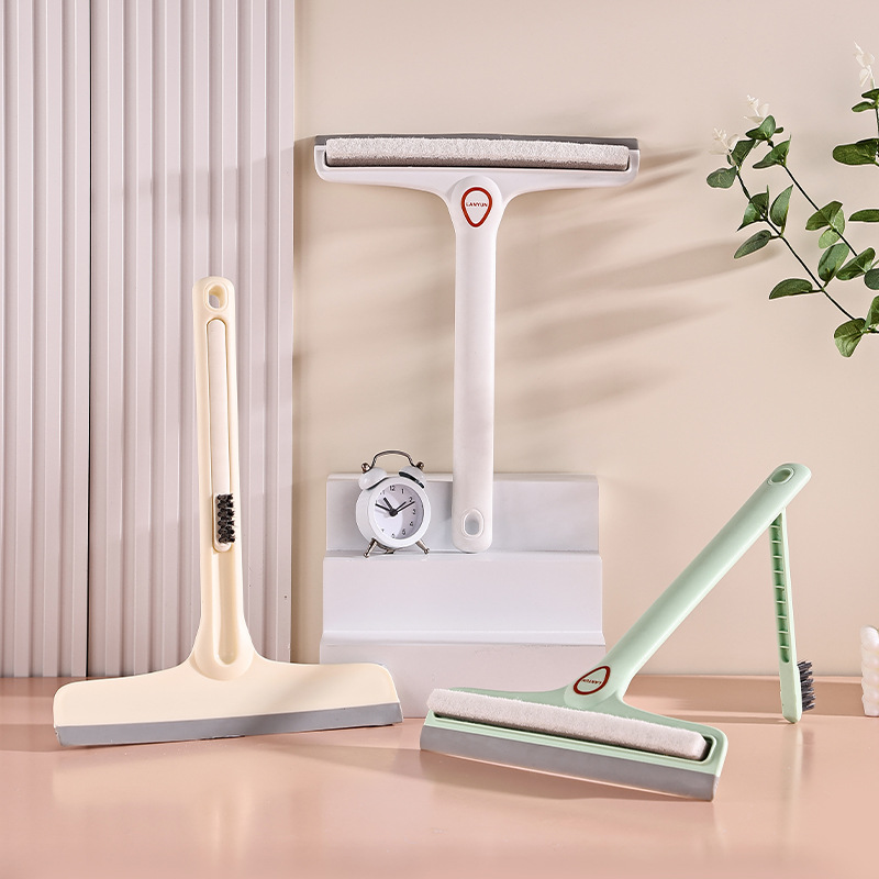 Glass wiper window wiper one multi-functional three-in-one home bathroom mirror countertop wiper 0876 full figure