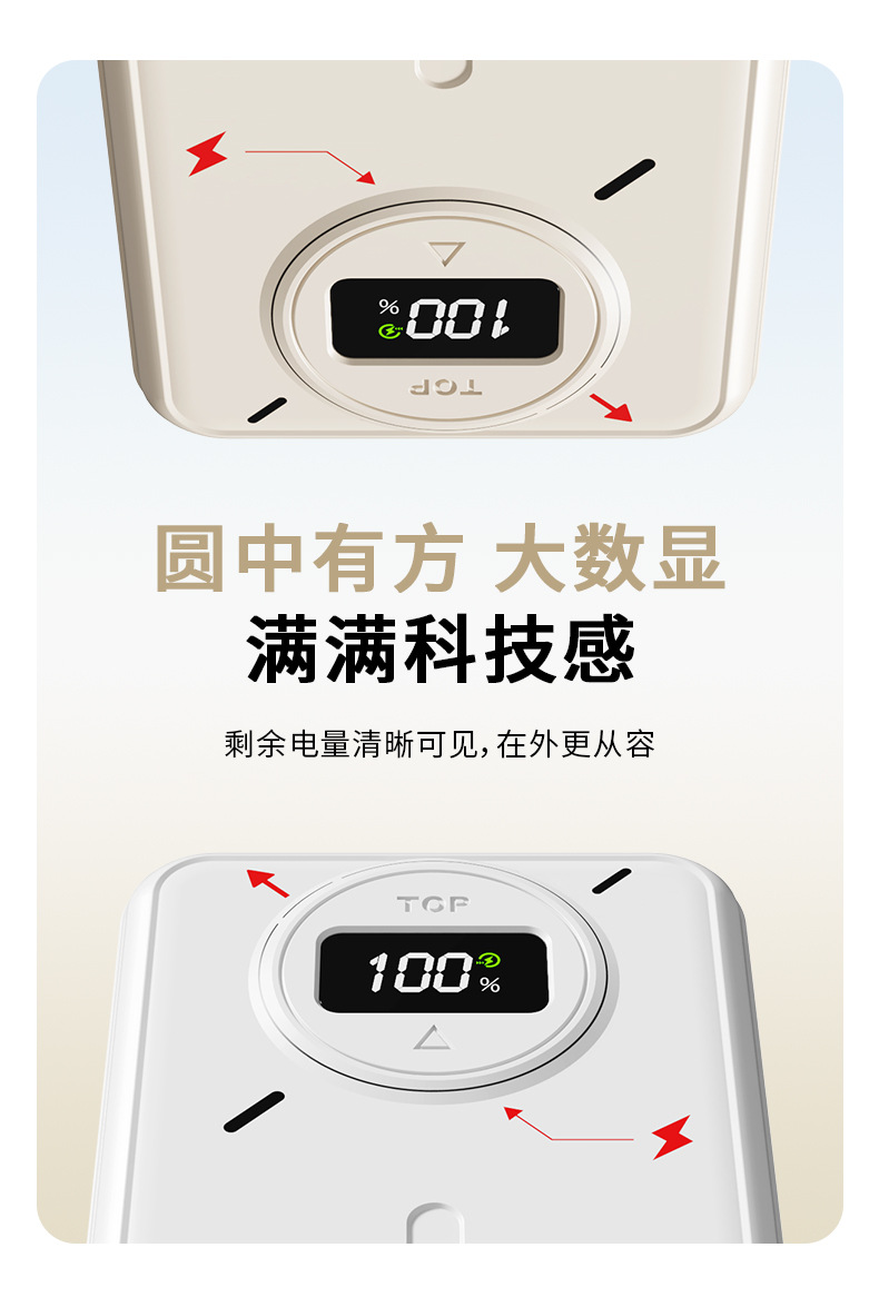 Cross-border self-owned cable 22.5W super fast charging, 20,000 mah large-capacity power bank, gift customization, digital computer and mobile phone accessories pic 11