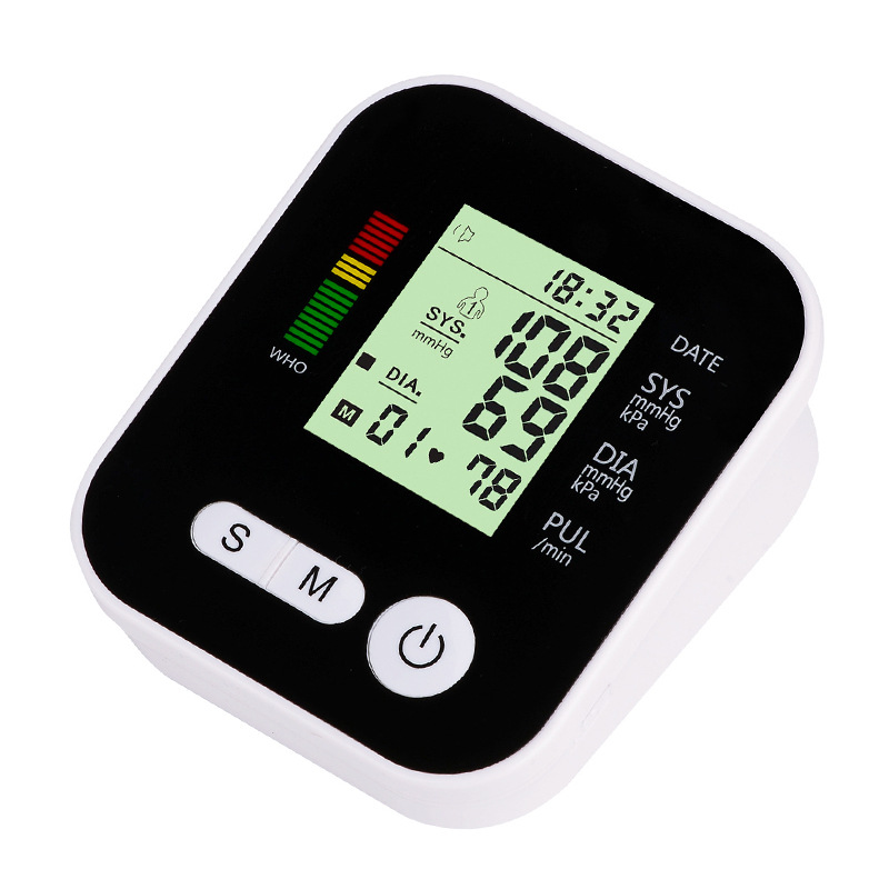 Arm Sphygmomanometer Large Screen Voice Measurement Blood Pressure Intelligent Blood Pressure Instrument Upper Arm Type Export Blood Pressure Device details Picture