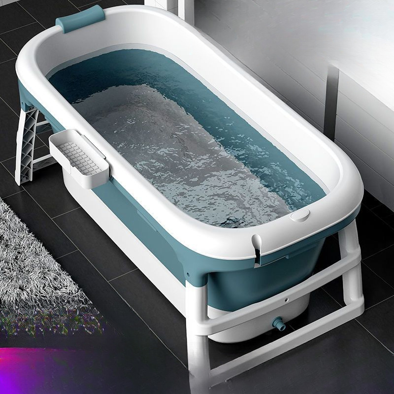 泡澡桶大人可折叠浴缸成人洗澡盆全身汗蒸加厚大号可坐躺家瑞之银