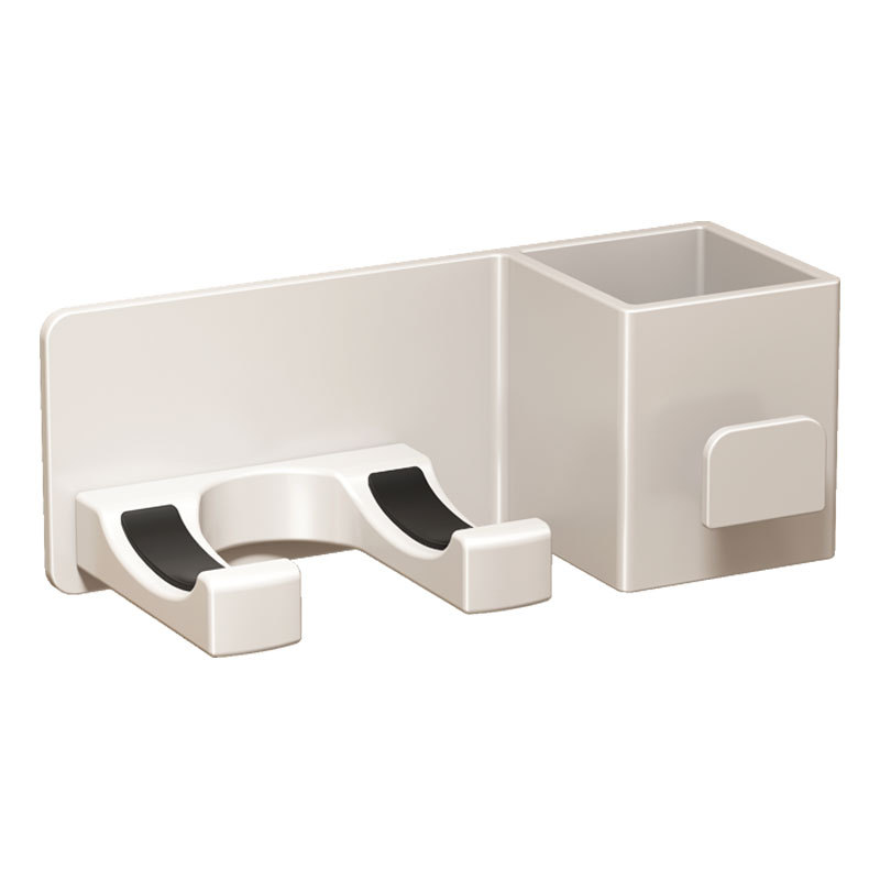 Wall-mounted hair dryer rack without drilling, bathroom hair dryer stand, Dyson bathroom air duct storage hanging rack Item Picture