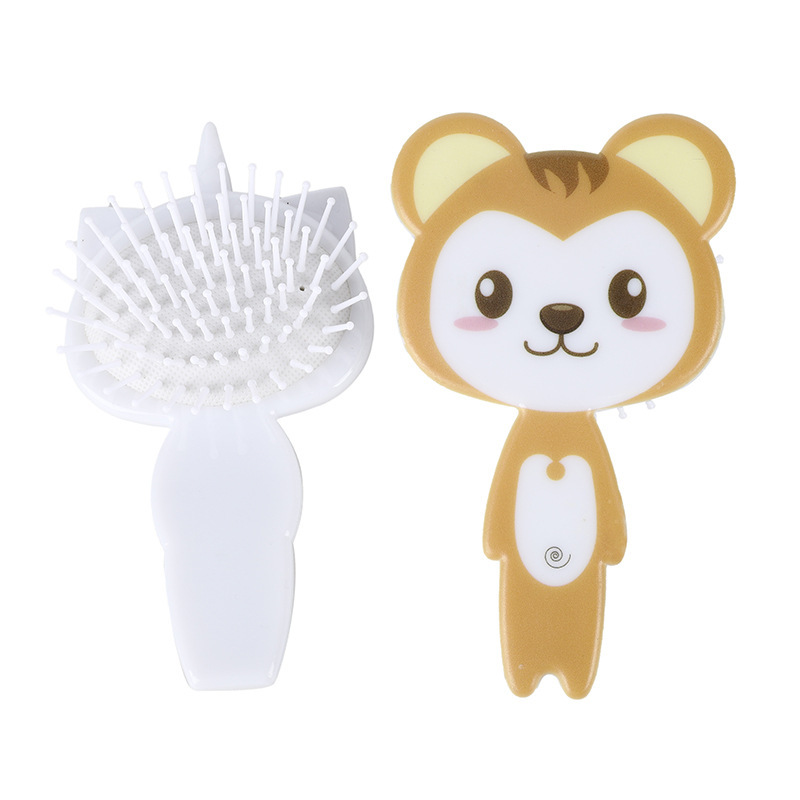Cute Cartoon Hair Comb Cartoon Animal Series Portable Girl Massage Comb Home Hair Styling Curling Comb Item Picture