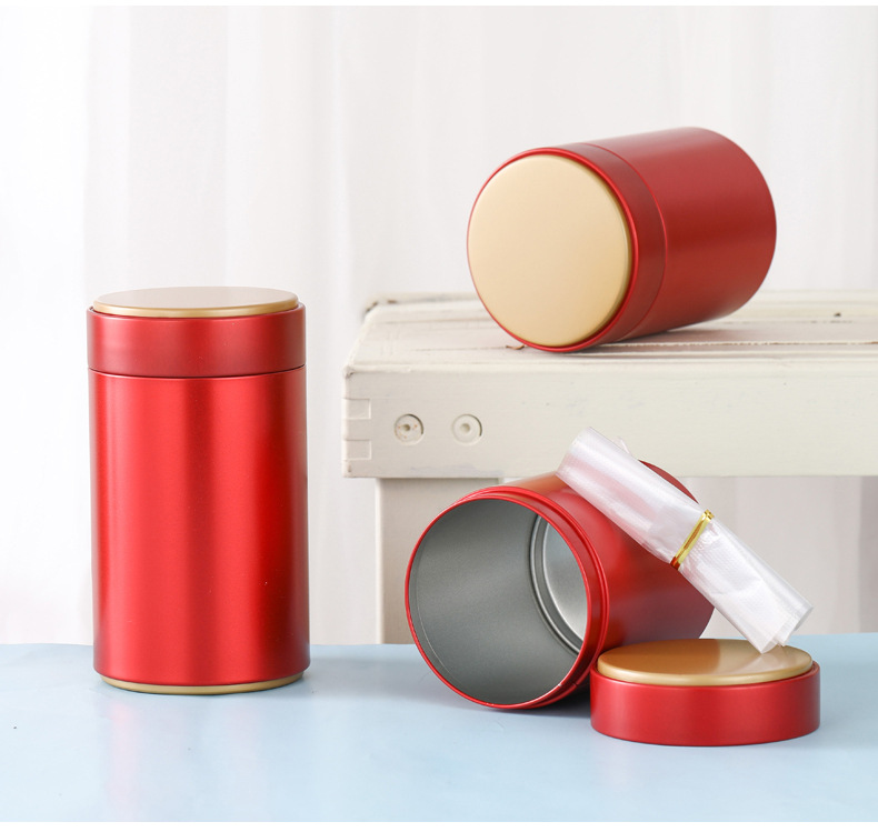 Tinplate box tea can, 80-125-gram tea can, Zhengshan Xiaozhong Jinxunmei sealed metal tea can pic 9