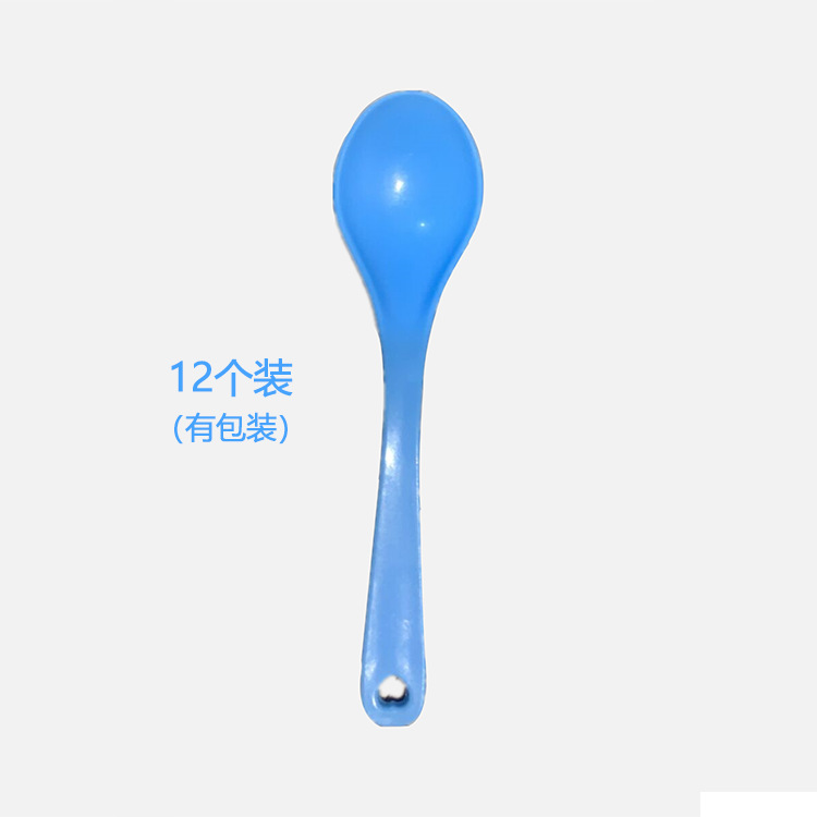 12 wheat straw spoon Children's spoon baby children's small spoon wheat biryani spoon porridge spoon mixing spoon Item Picture