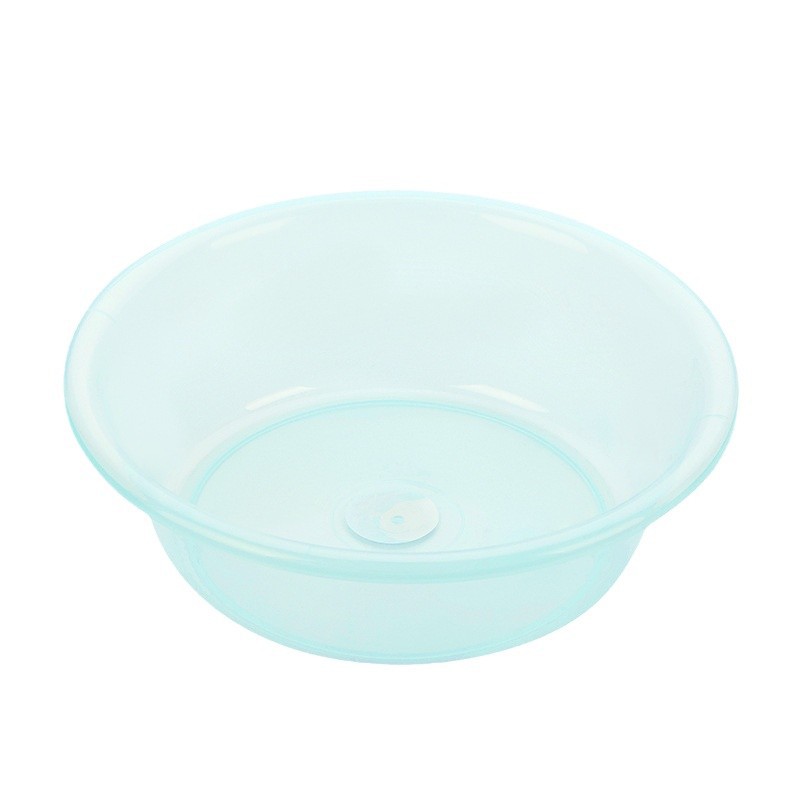 Small transparent round plastic basins for student dormitories, washbasins, laundry basins and vegetable washbasins Item Picture
