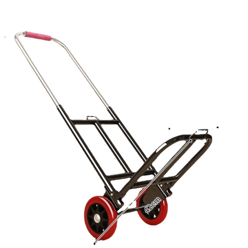 Small Trolley Folding Home Handling Trailer Shopping Trolley Light Portable Luggage Trolley Trolley Lorry Lorry Item Picture