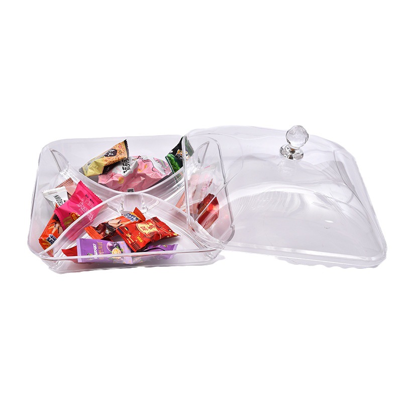 New Transparent Acrylic Food Sushi Box Plastic Fresh-Keeping Display Box With Cover Plastic Storage Display Box Item Picture