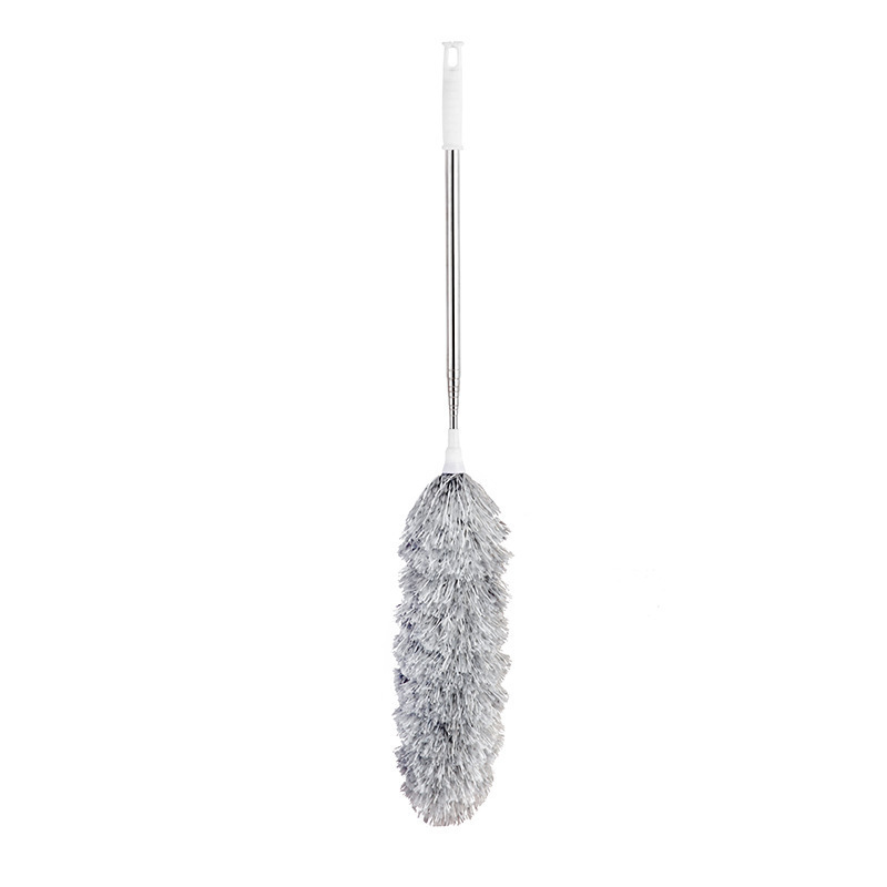Stainless steel telescopic fiber duster for household dust removal and cleaning Application Scenario