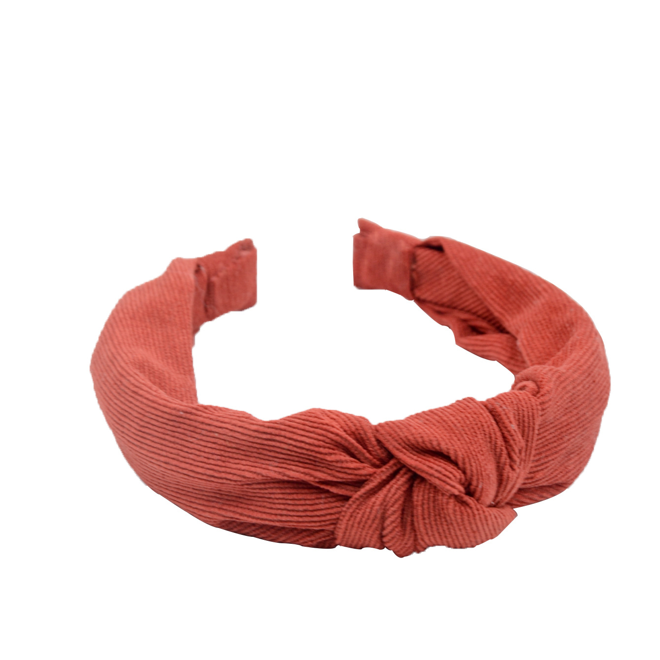 Qiwei Accessories Exclusive European and American cross-border Amazon simple and fashionable adult hair accessories, cross-knotted fabric compression hair bands, hair accessories, headwear for women Item Picture