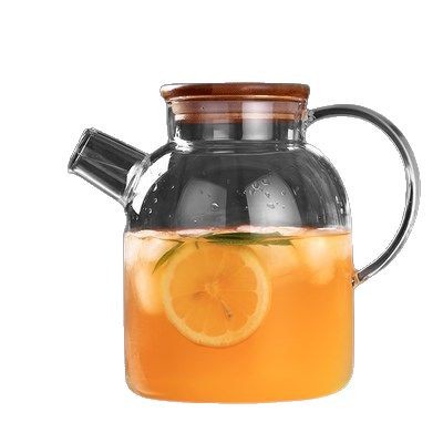 A glass teapot for brewing tea around a stove, a special teapot for making tea, a household cold-boiled kettle, an open flame electric ceramic stove, a tea brewing vessel, and a flower teapot Item Picture