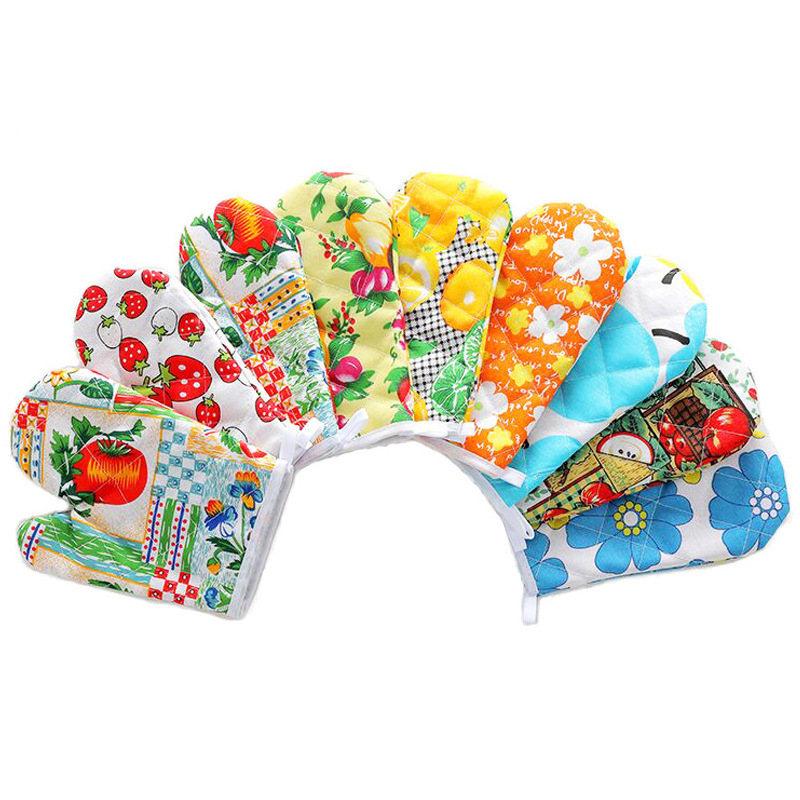 1 Household Microwave Oven Gloves High Temperature Resistant Heat Resistant Kitchen Oven Baking Gloves Item Picture
