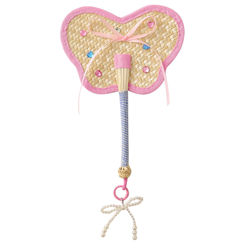 扇子/折扇/折叠扇/团扇/扇子女夏季中国风白底实物图