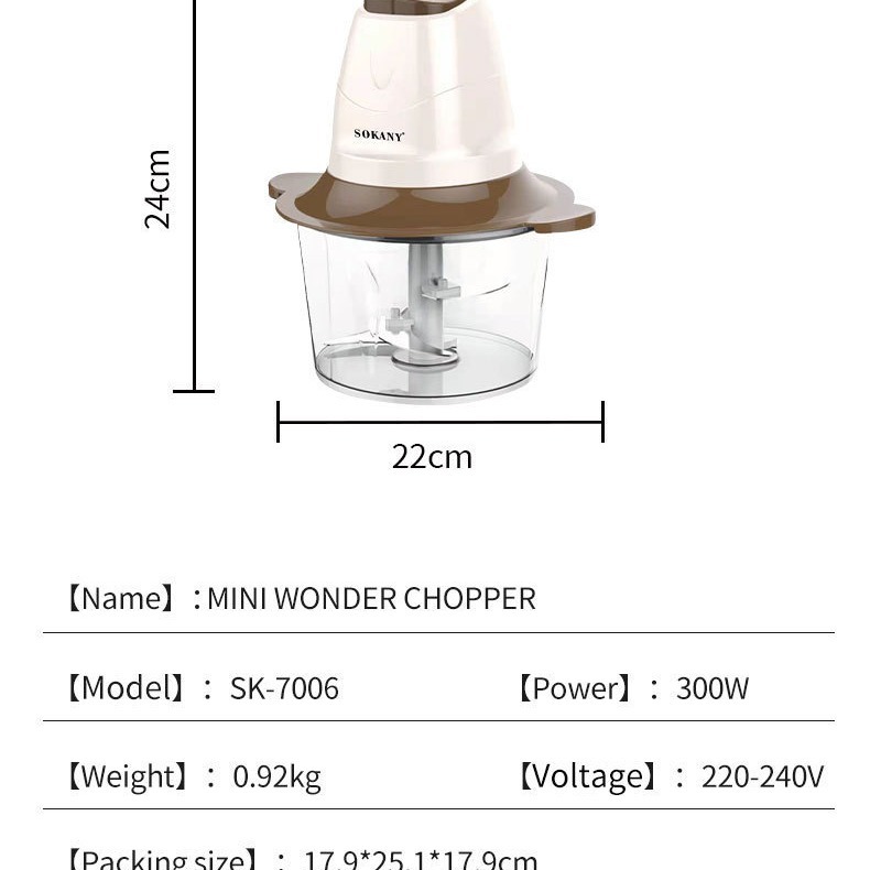 Us-grade 110V cross-border electric household meat grinder, vegetable cooking stick, meat grinder, juicer details Picture