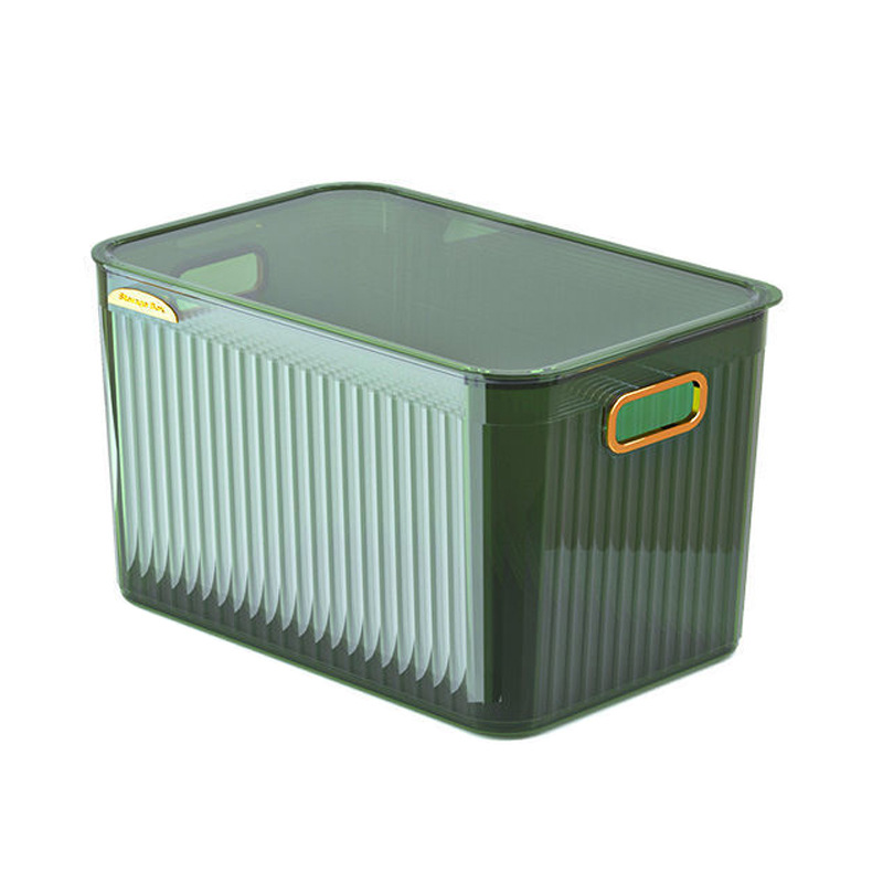 Desktop storage box, transparent cosmetic, skin care and mask organization box, storage box, snack storage basket Item Picture