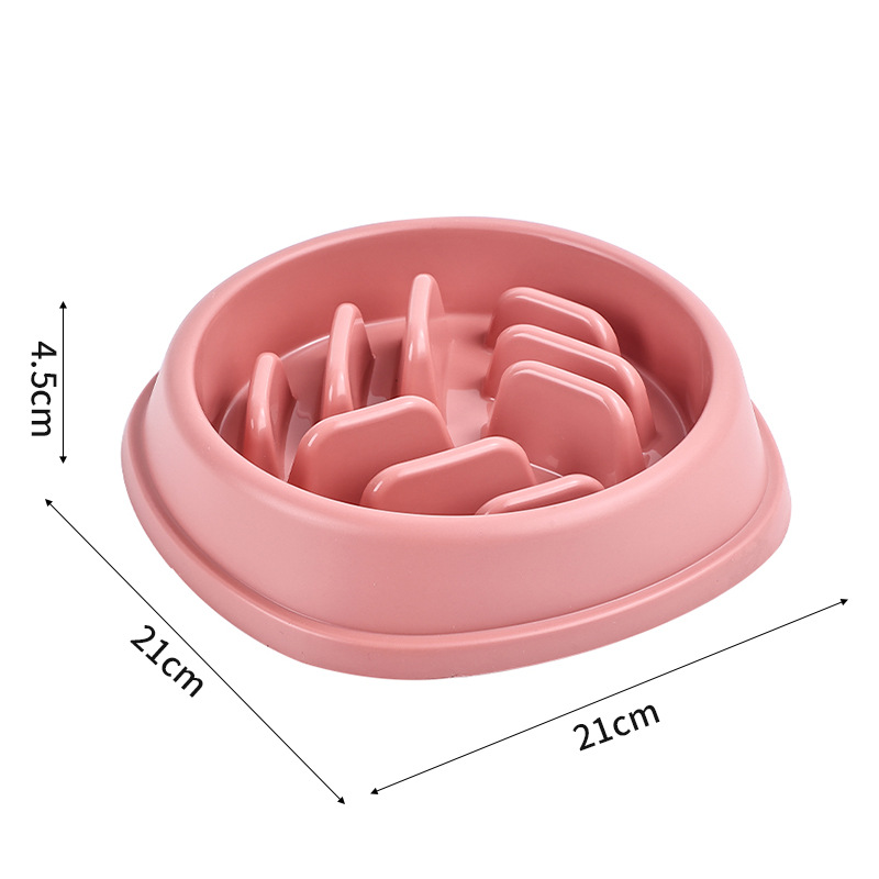 Cross-border dog slow food bowl, anti-choking pet slow food bowl, anti-slip and anti-tipping small and medium-sized dog feeder, cat bowl Item Picture