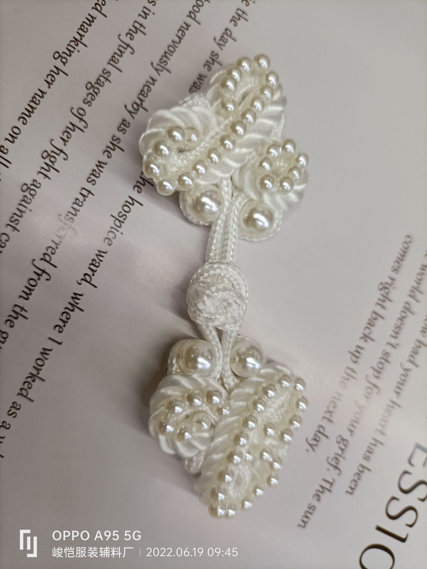 Jun Kai 1 Piece 2 Pairs Of Antique Decorative Buckle 152A Plate Buckle Beaded Cheongsam Tang Dress Hanfu Children's Coat Plate Buckle Application Scenario