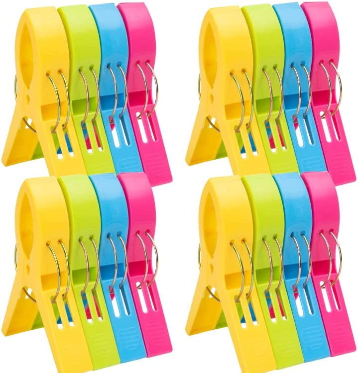 [Factory Spot] Special New Plastic Material Strong Windproof Clip Was Clipped To Sun Clipped Cross-Border Beach Application Scenario