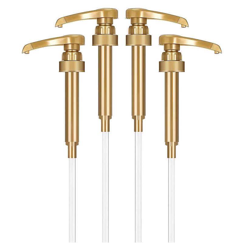 28/38牙8cc定量压头糖浆果浆泵头 果汁压嘴果露莫林达芬奇按压头