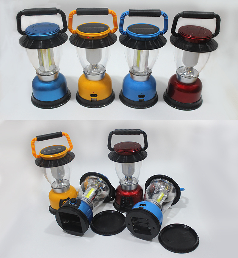 New solar-powered LED portable camping light, USB charging, retro horse lamp, outdoor camping emergency light Application Scenario