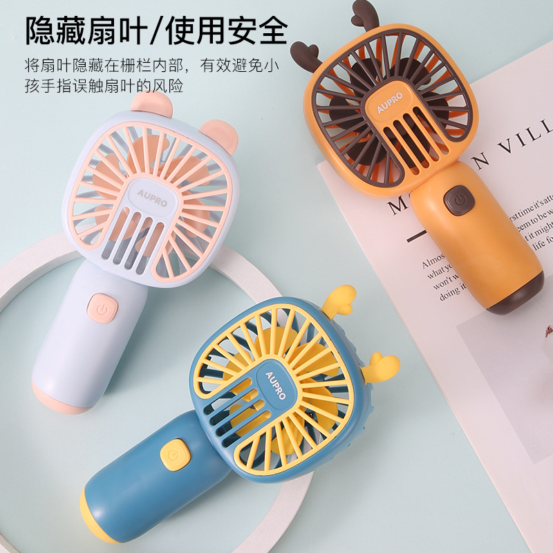 The manufacturer supplies wholesale of cute pet handheld fans, charging cartoon and adorable desktop fans, and portable usb fans details Picture