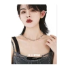 The water ripple necklace is a simple, fashionable and high-end design for women. It features an irregular and niche Instagram collarbone chain Application Scenario