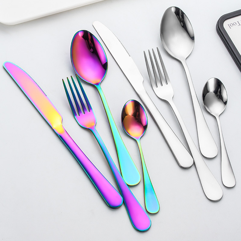 A 16-piece set of stainless steel knives, forks and spoons details Picture