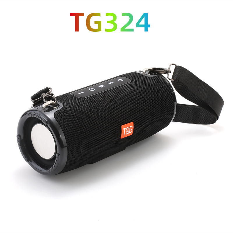 跨境新款便携蓝牙音箱户外创意插卡蓝牙音响布艺低音炮收音机批发