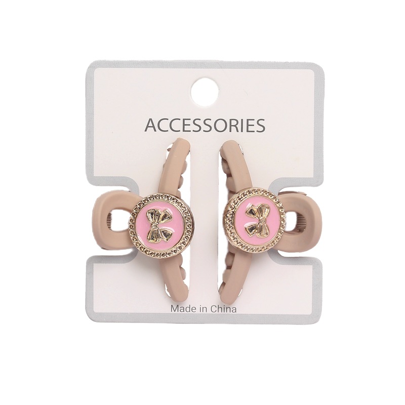 High-end chanel-style hair accessories, camellia flower small grappling clips, elegant semi-loose hair shark clips, side bangs hair clips Item Picture