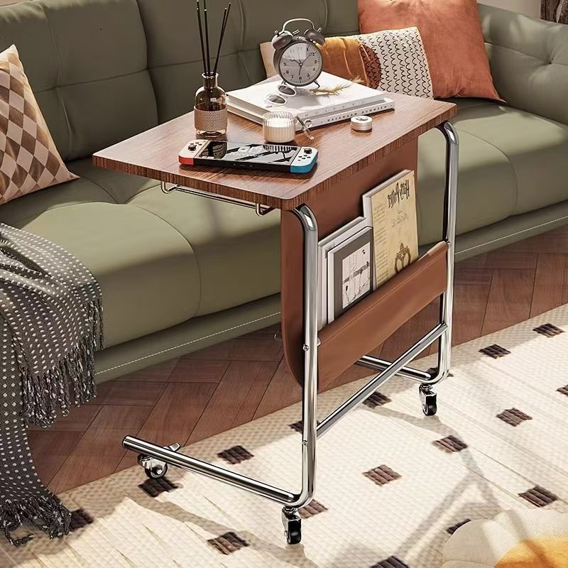 Cross-border supply, living room, mobile small coffee table, corner table, study, computer desk, writing desk, sofa, U-shaped side table details Picture