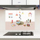 新款卡通防油贴纸厨房防水防油污贴画铝箔耐高温灶台墙壁贴纸画图