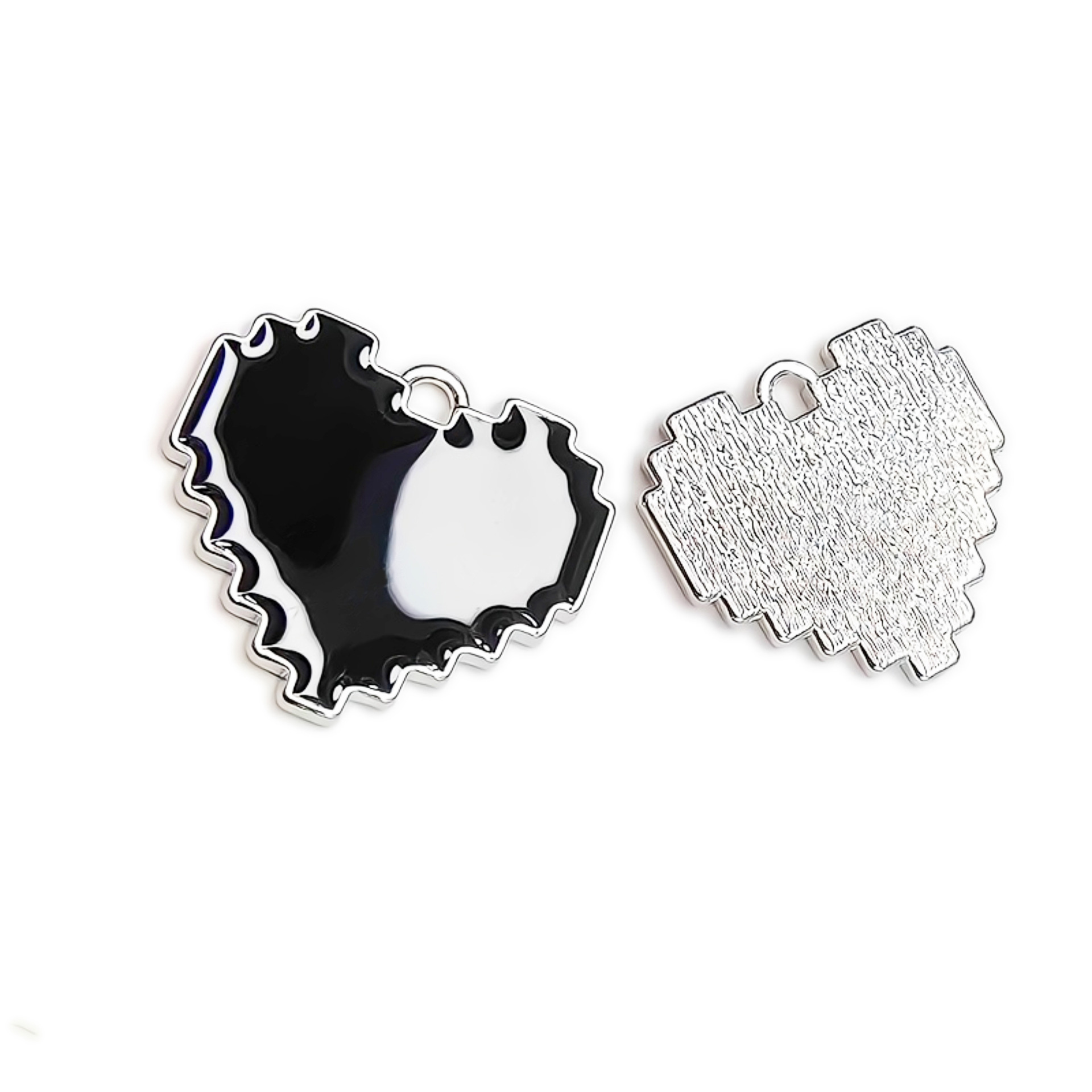 Alloy Accessories Heart Drop Oil Diamond Accessories Rhinestone Electroplating Handmade Headwear Hair Accessories Hair Clips Diy Materials Application Scenario