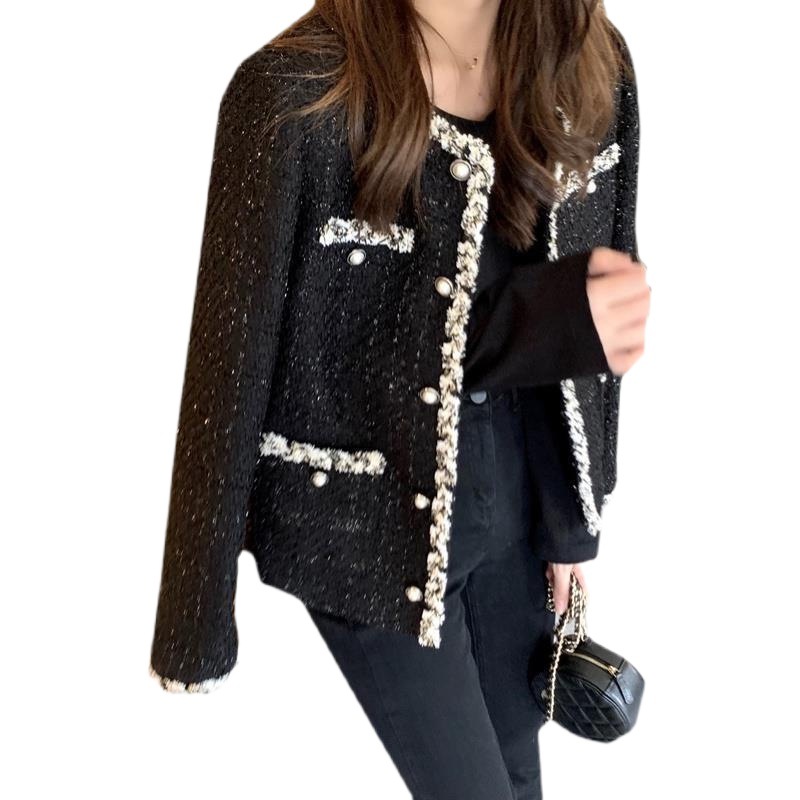 Nk French Socialite Small Fragrant Coat Female Early Autumn Everything With 2023 New Korean Version Of Loose Small Short Top Application Scenario