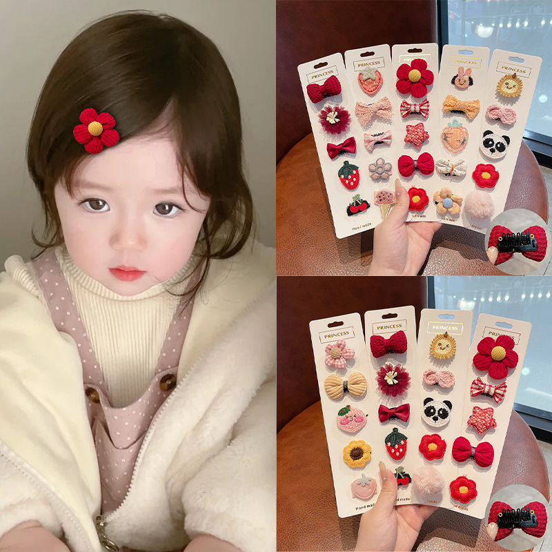 Baby Hair Clip Less Baby Hair Clip Does Not Hurt Newborn Short Hair Bb Clip Princess Cute Hair Accessories Headdress