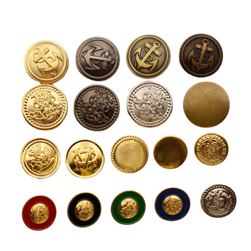 Round retro copper leather buttons, jeans buttons, metal copper buttons, outerwear, large coat buttons Application Scenario