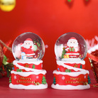 新圣诞系列发光水晶球圣诞老人发亮雪花球圣诞树装饰灯玻璃球摆件（价格面议）