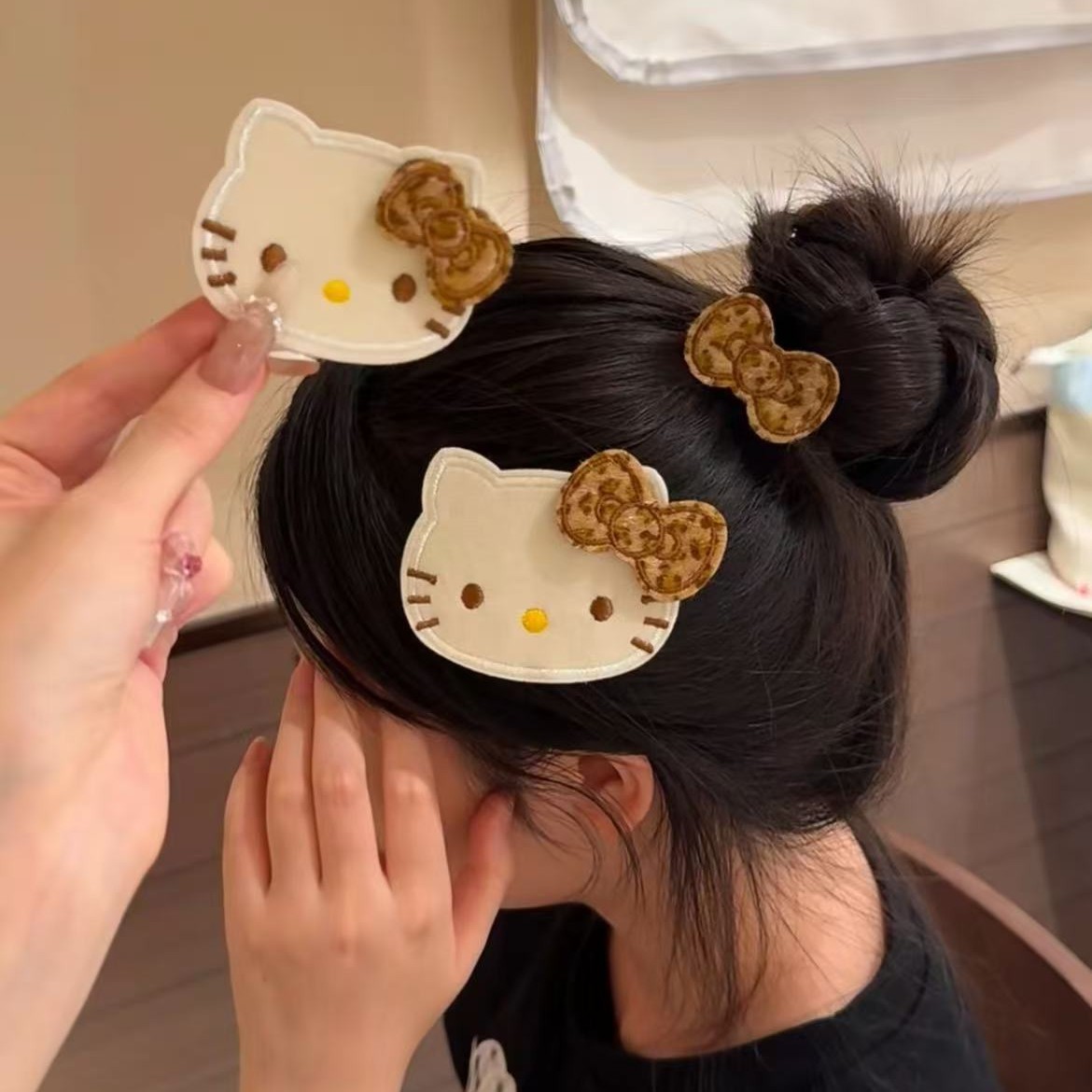 发夹/抓夹/u型盘发/发卡/儿童发夹细节图