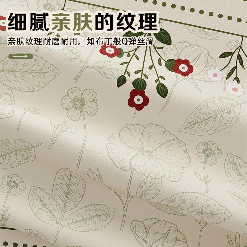 French retro tablecloth, water and oil resistant, no-wash 2025 new oval-shaped tabletop protective pad tablecloth Application Scenario