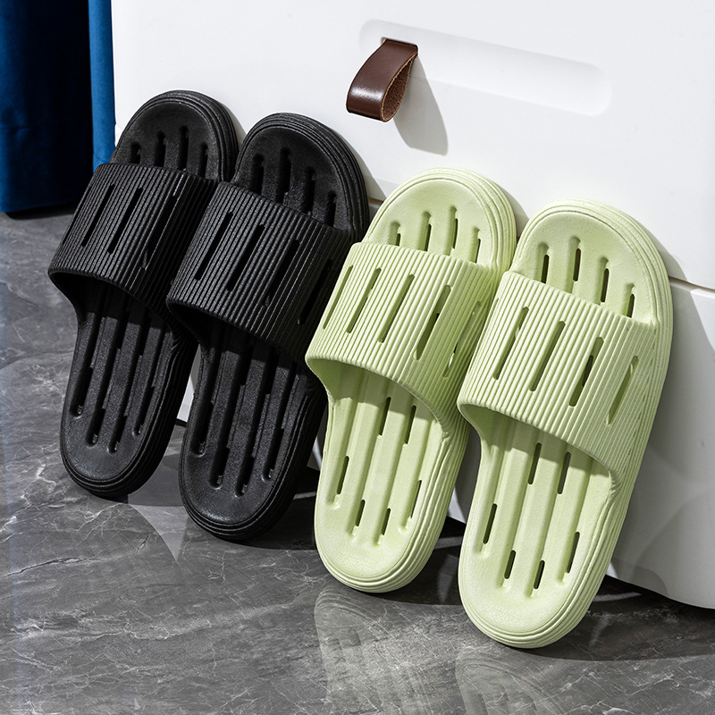 Summer bathroom soft bottom step on shit slippers women's home room interior bathroom hotel bath household leakage anti-slip slippers man Specification drawing