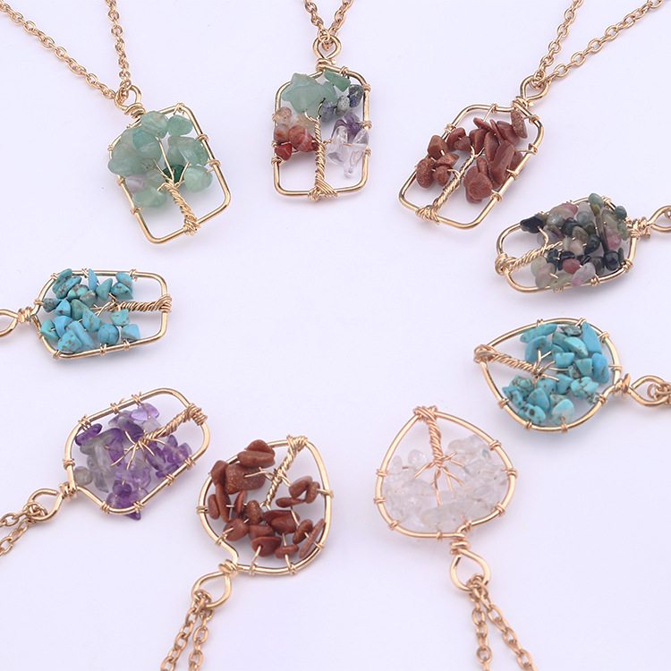 欧美外贸新款/天然石彩色吊/镶嵌带钻o字产品图