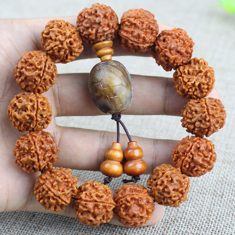 Manufacturers Wholesale Vajra String Nepal Five-Piece 18-20Mm Men's Buddha Beads Jewelry Scenic Spot Supply Specification drawing