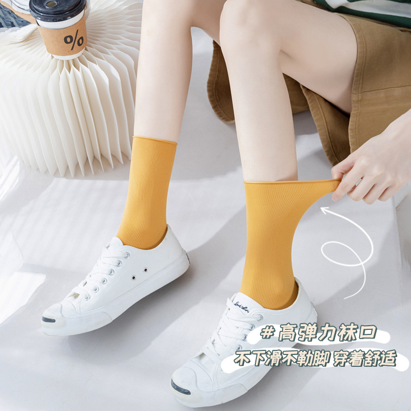 堆堆袜实物图