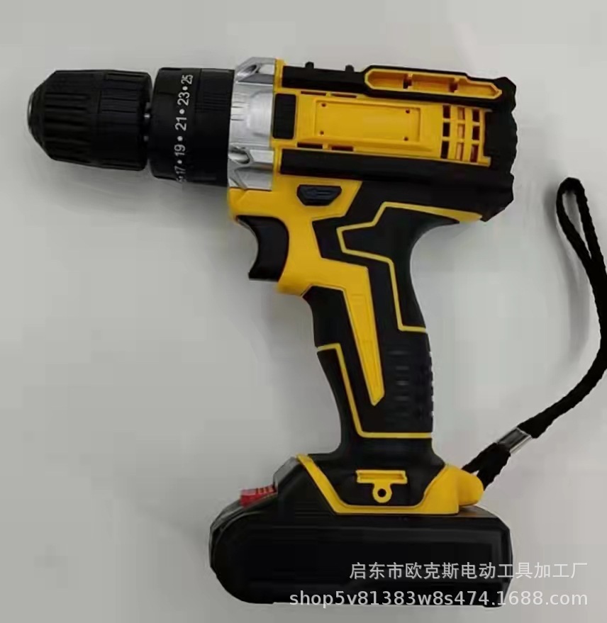 Hand Drill To Home Hand Drill Rechargeable Tool Lithium Drill Brushless Hammer Drill Electric Screwdriver Multi-Function Item Picture